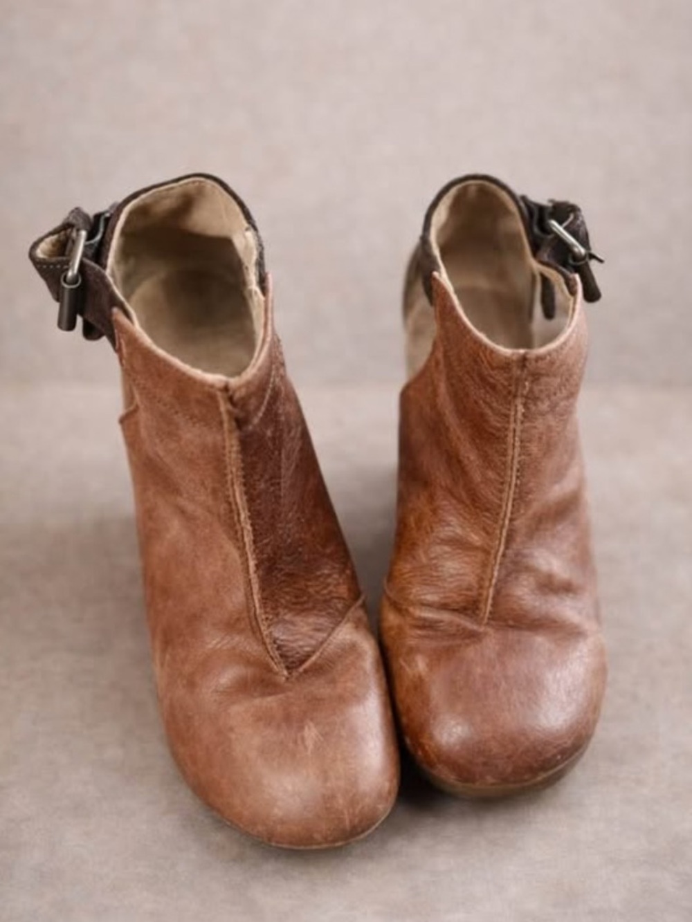 Free People Amber Orchard Clog Heeled Ankle Booties - Picture 2 of 4